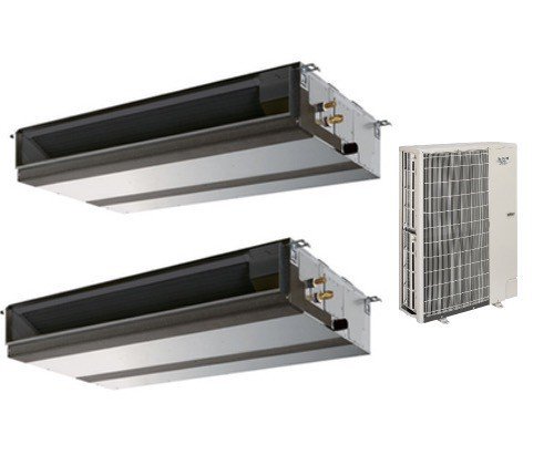Mitsubishi Electric PU-P140YHA / PEAD-RP71JA(L)Q + PEAD-RP71JA(L)Q