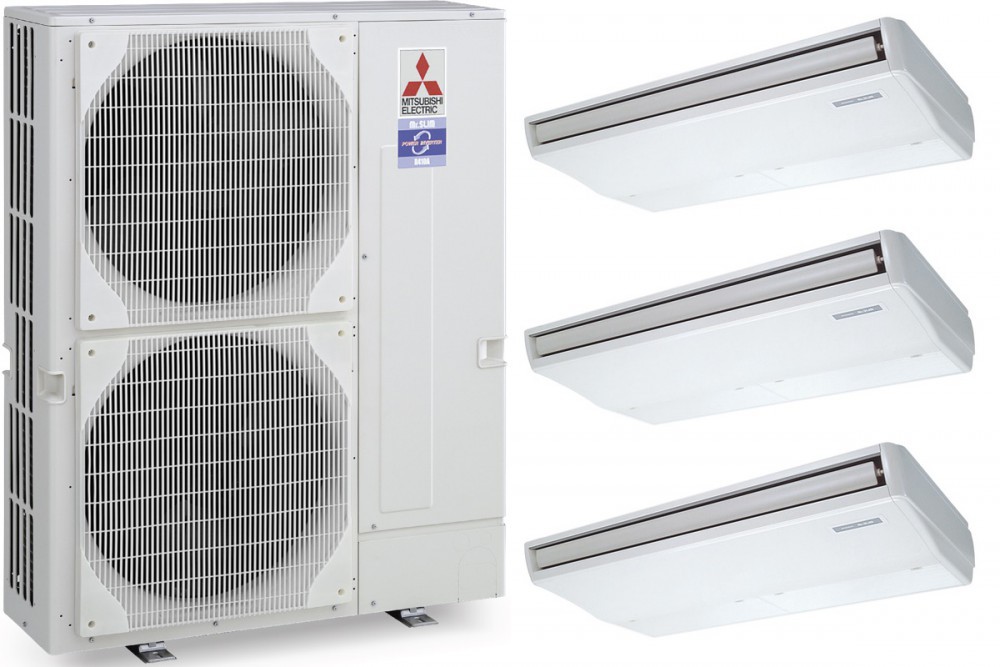 Mitsubishi Electric PUHZ-ZRP140YKA / PCA-RP50KAQ + PCA-RP50KAQ + PCA-RP50KAQ