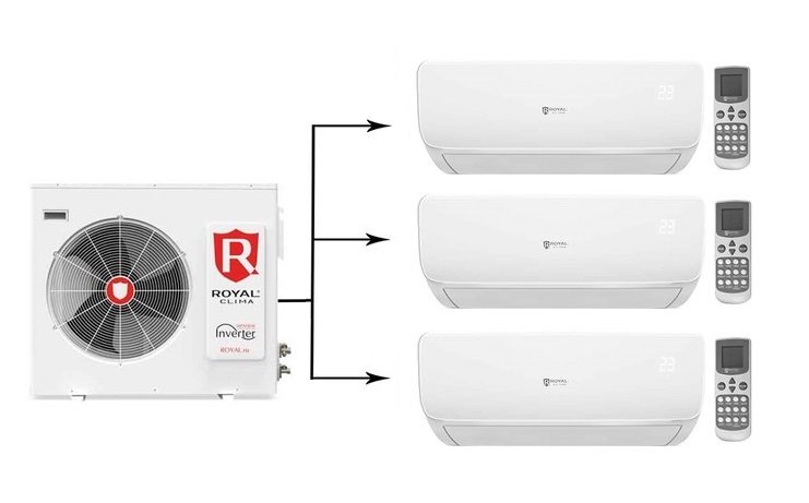 Royal Clima RFM3-27HN/OUT / RCI-VM12HN/INx3